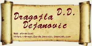 Dragojla Dejanović vizit kartica
